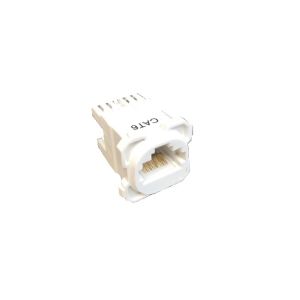 Cat 6 White Jack Mechanism Suits Clipsal Wall plates