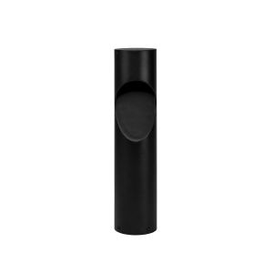Havit HV1630T-BLK-240V-RND - 240V Fedor Round Aluminium Black Tri Colour LED Bollard Light