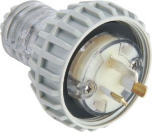 ISAGO IP66 3 Pin Flat 10A Straight Plug