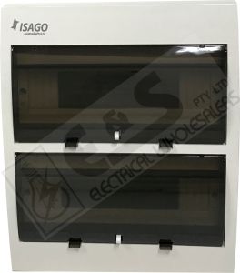 Isago TSM24WS 24 Module IP54 Consumer Switchboard Surface Mounted