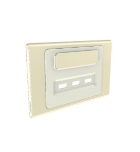 Clipsal Iconic Styl Skin 3 Gang USB Charge Station S3043USBC - 3 Colour Options Crowne | Silver Shadow | Silver