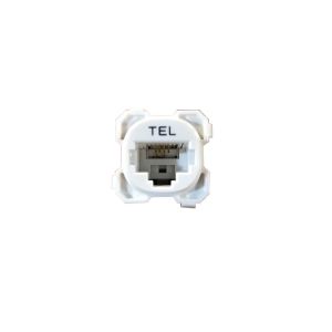 Cat 3  Telephone White Jack Mechanism Suits Clipsal Wall plates