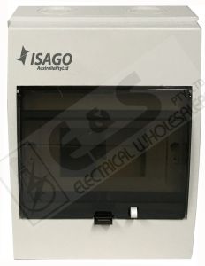 Isago TSM6WS 6 Module IP54 Consumer Switchboard Surface Mounted