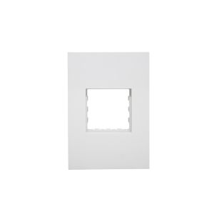 Hager Finesse Systo Accomodation Plate 2 Module WBQSEA2 Gloss White