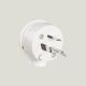 HPM 106/3WE 15A Plug top low profile side entry 3 pin flat pins