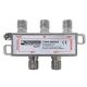 Matchmaster 4 Way Splitter 'F' Type 5-2400MHz Power Pass All Ports 17MM-DM04Q