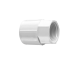 Clipsal Coupling, PVC, 40mm, Plain to Female, Grey 