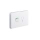 3015/15C Skin Socket Outlet Cover, Horizontal Mount for Single Switched Socket