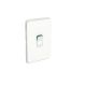 3041D45VW Clipsal Iconic - Switch, Vertical/Horizontal Mount, Double Pole, 250V, 45A, Cooking Appliance Isolator