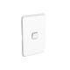 Clipsal Iconic 3041VH-VW 1 Gang Grid & Plate Vivid White