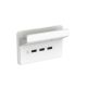 3043HSUSB Clipsal Iconic - 3 gang USB charging station with shelf