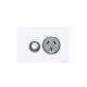 4015 Clipsal Saturn Switch Socket Outlet, 250V, 10A-Pure White