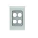 4034VH Communication Plate, 4 Gang-Ocean Mist