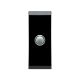 4061AL Push Button Switch, LED, 1 Gang, Architrave, Saturn 4000 series-Espresso Black