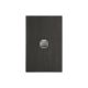 4061VH Switch Grid Plate and Cover, 1 Gang, Less Mechanism, Saturn Series-Horizon Black