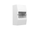 4CC4 Switchboard Enclosure, Series 4CC, 4 Module, Surface Mount, White Electric
