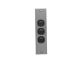 B33A Flush Switch, 3 Gang, 250VAC, 10A, Metal Plate Range, B Style, Architrave, Stainless Steel