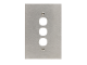 BSL33VH Switch Grid Plate and Cover, 3 Gang, BSL Style, Less Mechanism, Over Size