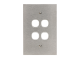 BSL34VH Switch Grid Plate and Cover, 4 Gang, BSL Style, Less Mechanism, Over Size