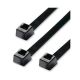 550x8.0mm UV Resistant Black Nylon cable Ties 100pk