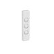 Clipsal Classic C2033A 3 Gang Architrave Switch 230V 10A White | Black