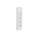 Clipsal Classic C2034A 4 Gang Architrave Switch 230V 10A White | Black