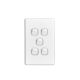 Clipsal Classic C2035VA  5 Gang Switch  250VAC 10A White | Black