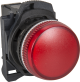 NHP PILOT LIGHT 22.5MM PLASTIC LED 240V AC RED D7PP4PN7R