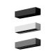 Domus Dash-13 Rectangular 13W 240V LED Wall Light Black | White | Dark Grey 3000K or 5000K