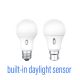 9W SAL Opal LGS10TC/PC LED Tri Colour Globe With Daylight Sensor E27 or B22 Lamp Base