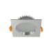 Domus Deco Square Brushed Chrome Tri Colour 13W LED Downlight 20427