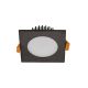 Domus Splash Square Black Tri Colour IP54 Series 13W LED Downlight 20623