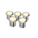 DOMUS VIVID-5PK Five Pack 12V 3W LED Deck Lights - Stainless Steel Finish-3000K