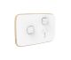 Clipsal Iconic Essence Skin Single Power Point with Switch E3015XC-Essence Arctic White