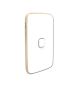 Clipsal Iconic Essence Skin 1 Gang Switch E3041C -Essence Arctic White