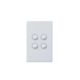 Legrand ED770/4 Excel Life™ 4 Gang Switch, 16A White | Black | Urban Grey |Matt White | Matt Black