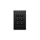 Legrand ED770/6MB Excel Life™ 6 Gang Switch, 16A Matt Black