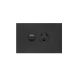 Hager Finesse Single Power Point with round earth pin 250V Matt Black WBQP1R-MB