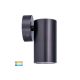 Havit Tivah Solid Brass Graphite Coloured TRI Colour 240V & 12V Fixed Down Wall Pillar Lights HV1175T-HV1177T