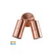 Havit Tivah HV1317GU10T Solid Copper TRI Colour 240V Double Adjustable Wall Pillar Lights