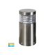 Havit HV1615T-SS316-12V Mini 316 Stainless Steel Louvred LED Bollard Light Clear Diffuser