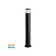 Havit HV1622T-BLK - 12V/240V Highlite Black Tri Colour LED Bollard Light