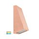 Havit HV3601T-CP - 240V Taper 316SS & Copper Body TRI Colour LED Wedge Wall Light