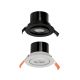 Havit HV5512T  Prime Black/White Tilt Tri colour LED Downlight 90mm Cut-Out