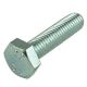 12mm Hex head threaded bolts zinc plated