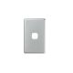 HPM XL770/1PLMS HPM Excel 1 Gang Matt Silver Cover Plate