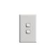 HPM XL770/2 HPM Excel Switch 2 Gang 10A White | Black