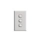 HPM XL770/3 HPM Excel Switch 3 Gang 10A White | Black