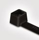 HellermanTyton 535x.13.2mm UV Resistant Black Nylon cable ties 50pk
