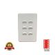 ISAU1506 ISAGO 6 Gang Switch 10A White